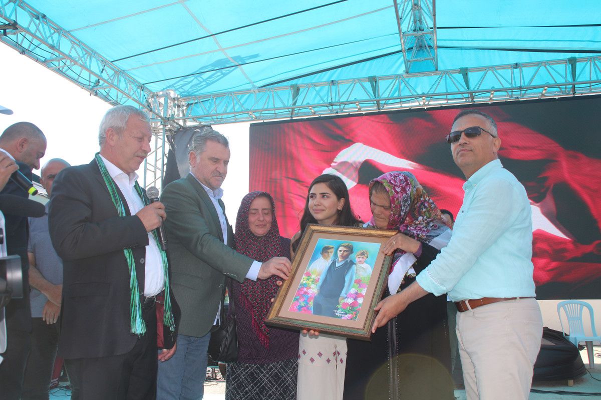 Rize'de düzenlenen etkinlikte şehit Eren Bülbül unutulmadı