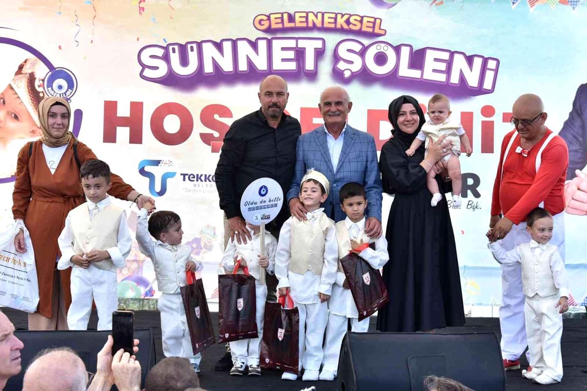 Samsun Tekkeköy'de sünet şöleni