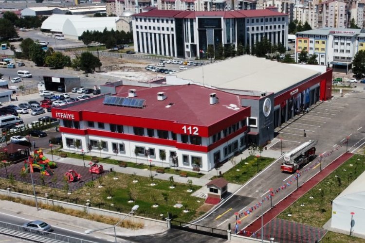 Sivas'ta yeni İtfaiye binası hizmete açıldı
