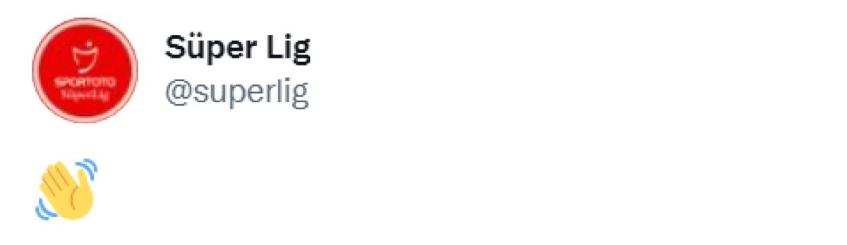 Süper Lig, Twitter hesabı sonunda açıldı