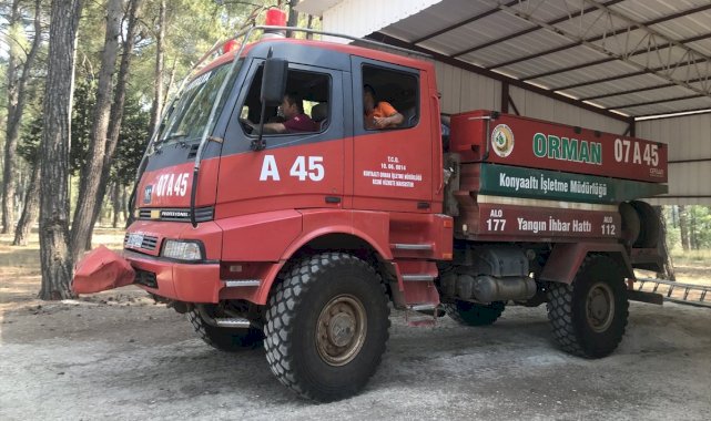 Antalya orman teşkilatı yangınlara karşı teyakkuzda