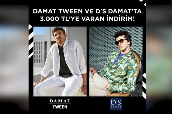 D’S damat ve Damat Tween’de ZUBİZU üyelerine özel fırsatlar