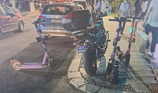 Elektrikli scooter denetiminde ceza kesildi