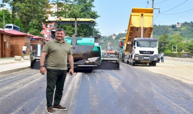 Giresun'da asfalt seferberliği