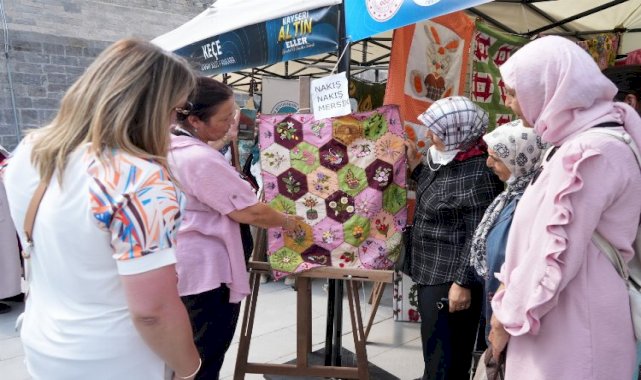 Kayseri Altın Eller Geleneksel El Sanatları Festivali’ne büyük ilgi