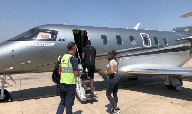 Mario Balotelli, özel uçakla Adana'dan ayrıldı