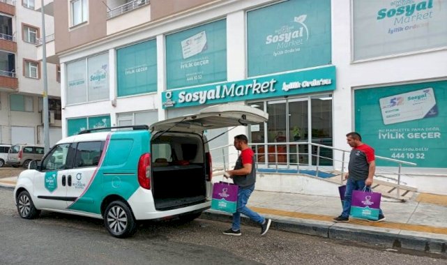Ordu'da Sosyal Market ile yüzler gülüyor