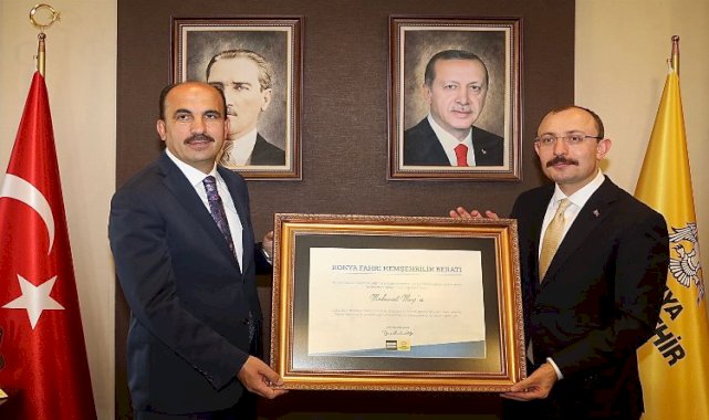 Ticaret Bakanı Mehmet Muş Başkan Altay’ı ziyaret etti