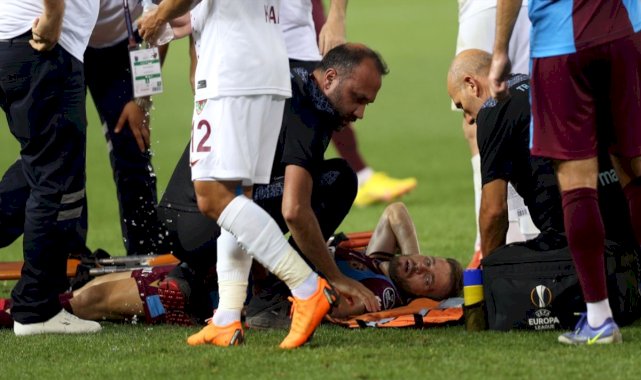 Trabzonspor'dan Edin Visca'nın sakatlığına ilişkin açıklama