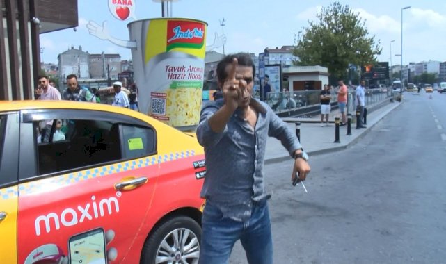 Turist yolcudan fazla para alan taksici yakalandı