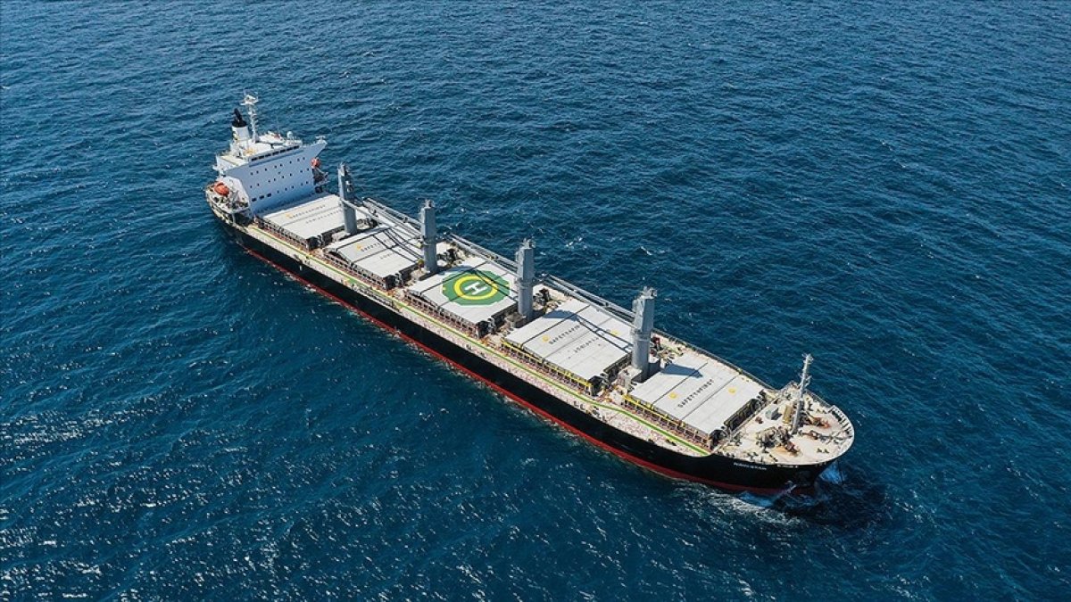 Tahıl koridorundan bir haftada 10 gemiyle 305 bin ton sevkiyat