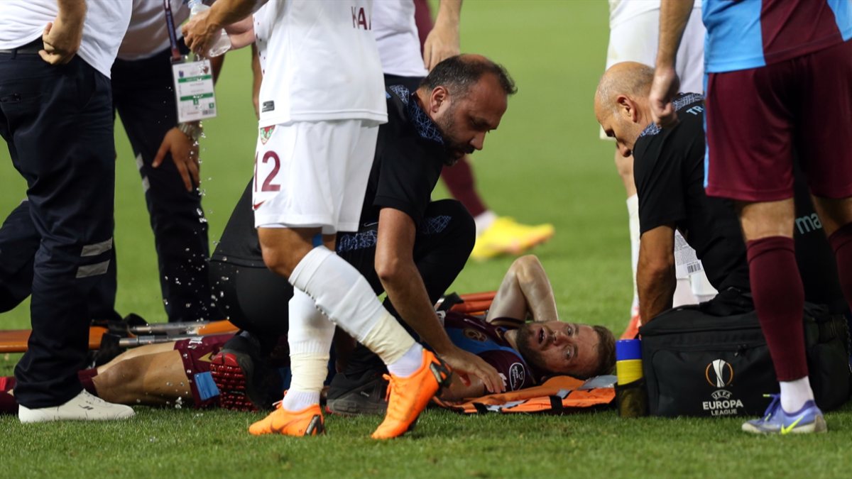 Trabzonspor'dan Edin Visca'nın sakatlığına ilişkin açıklama