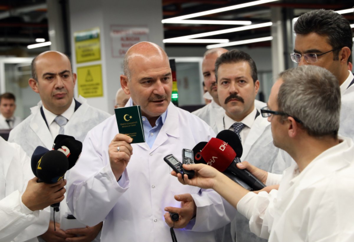 Üçüncü nesil yerli ve milli pasaportun basımı başladı