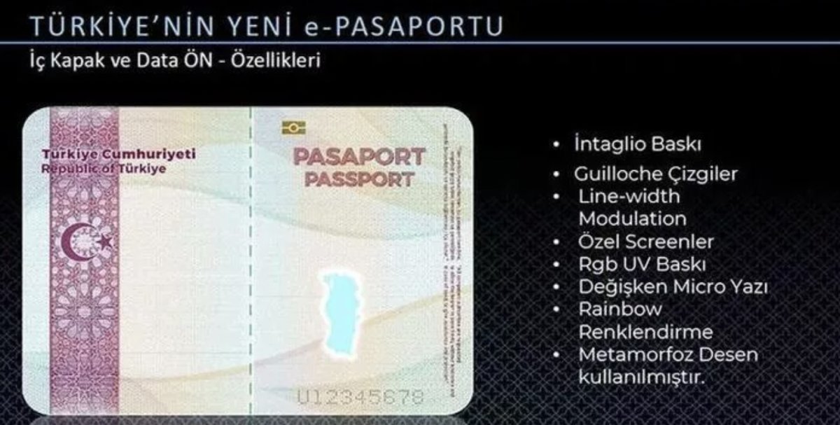 Yerli pasaport, 25 Ağustos'ta üretime giriyor