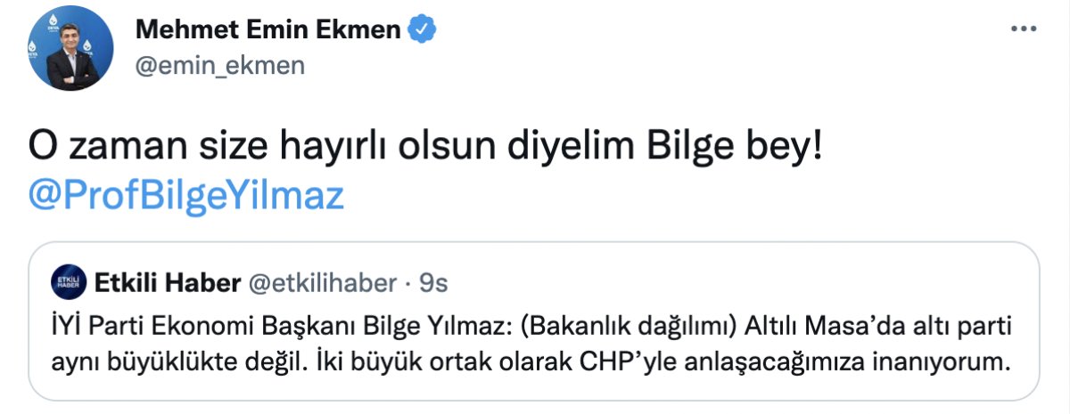 6'lı masada bakanlık kavgası