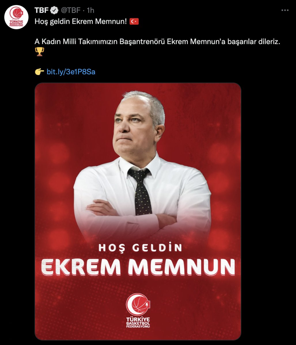 A Milli Kadın Basketbol Takımı'nda Ekrem Memnun dönemi
