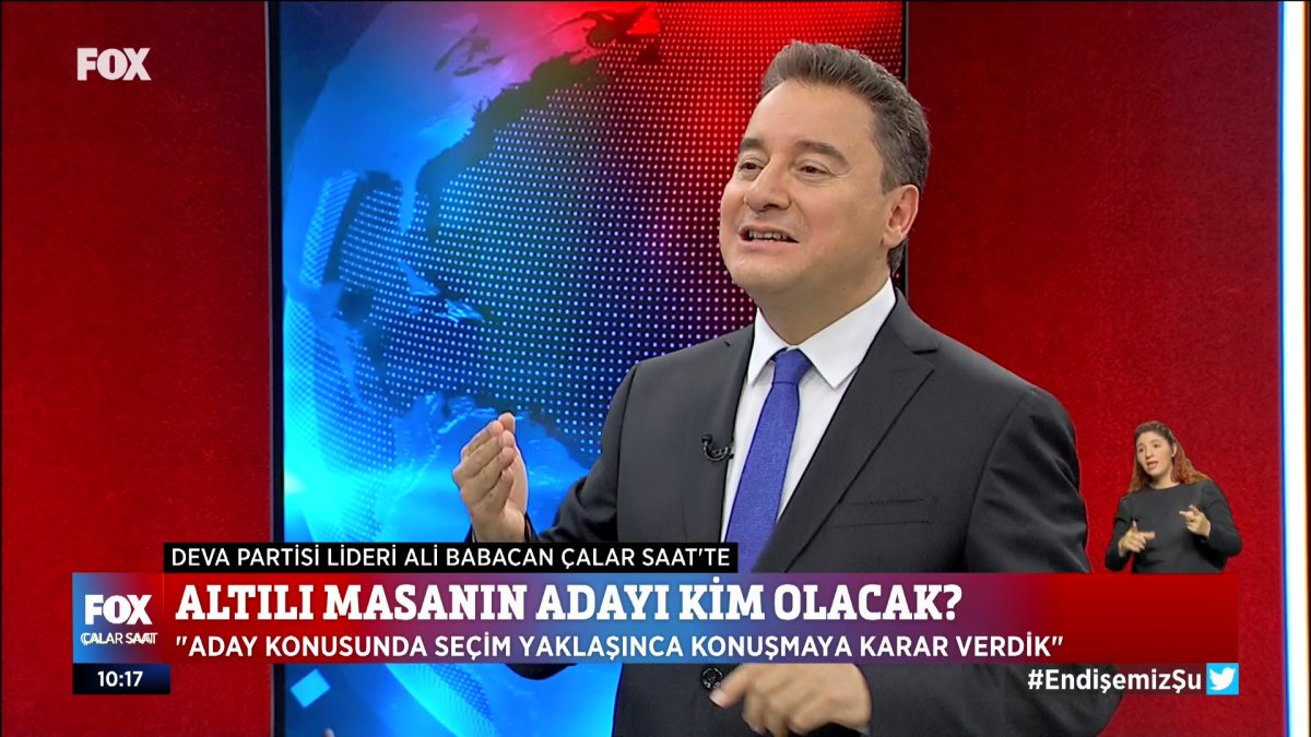 Ali Babacan: Cumhurbaşkanı adayı için sokağın sesini dinlemek lazım