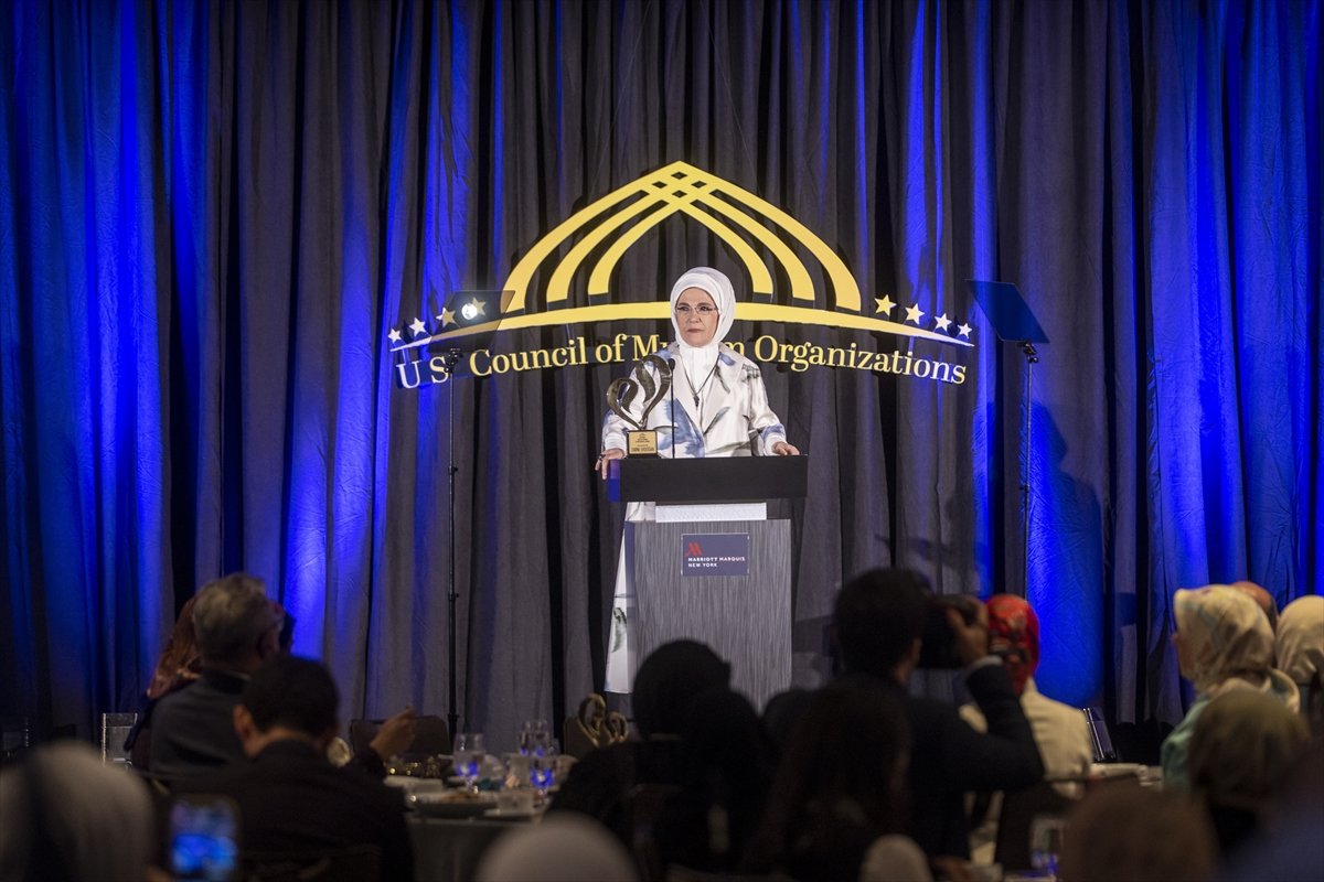 Emine Erdoğan'a ABD'de ödül