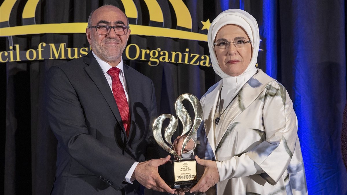 Emine Erdoğan'a ABD'de ödül