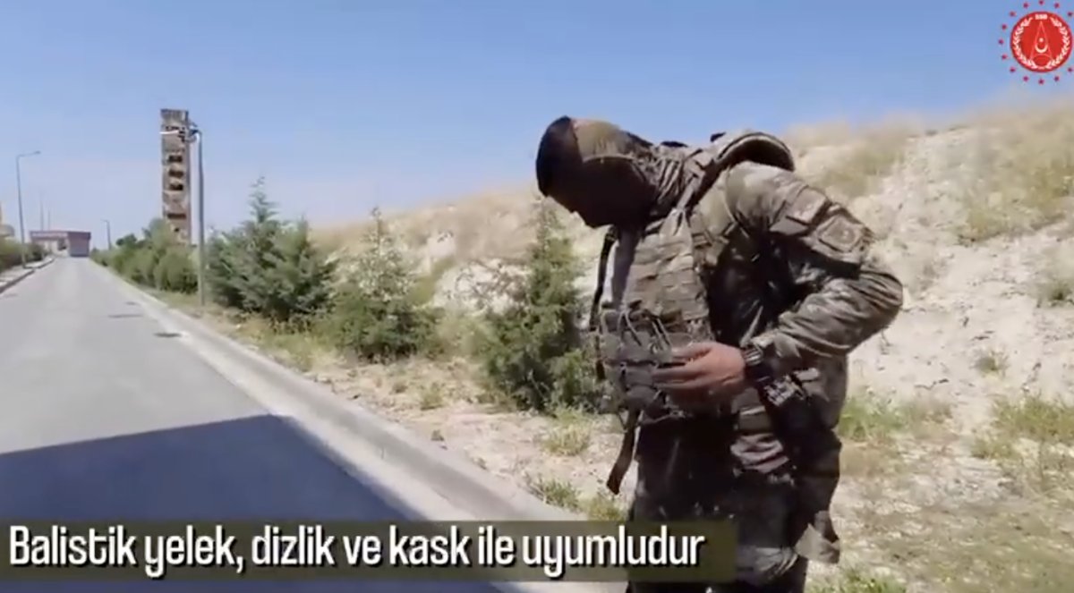 Güvenlik güçlerine Pasif Dış İskelet sistemi teslim edildi