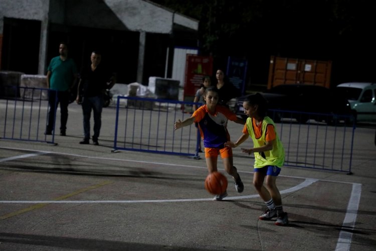 İnegöl'de sokak basketbolu heyecanı başladı
