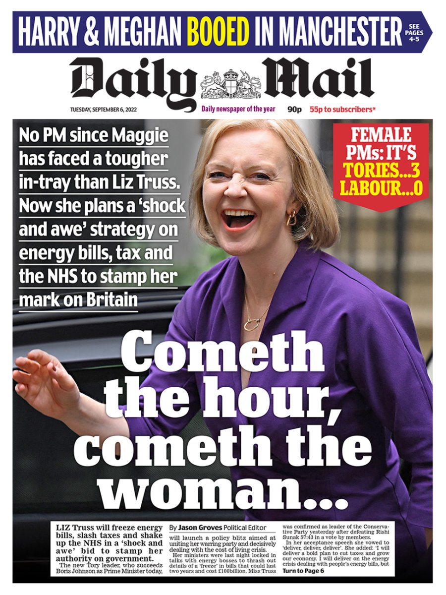 İngiltere, Liz Truss'ın seçim galibiyetini konuşuyor