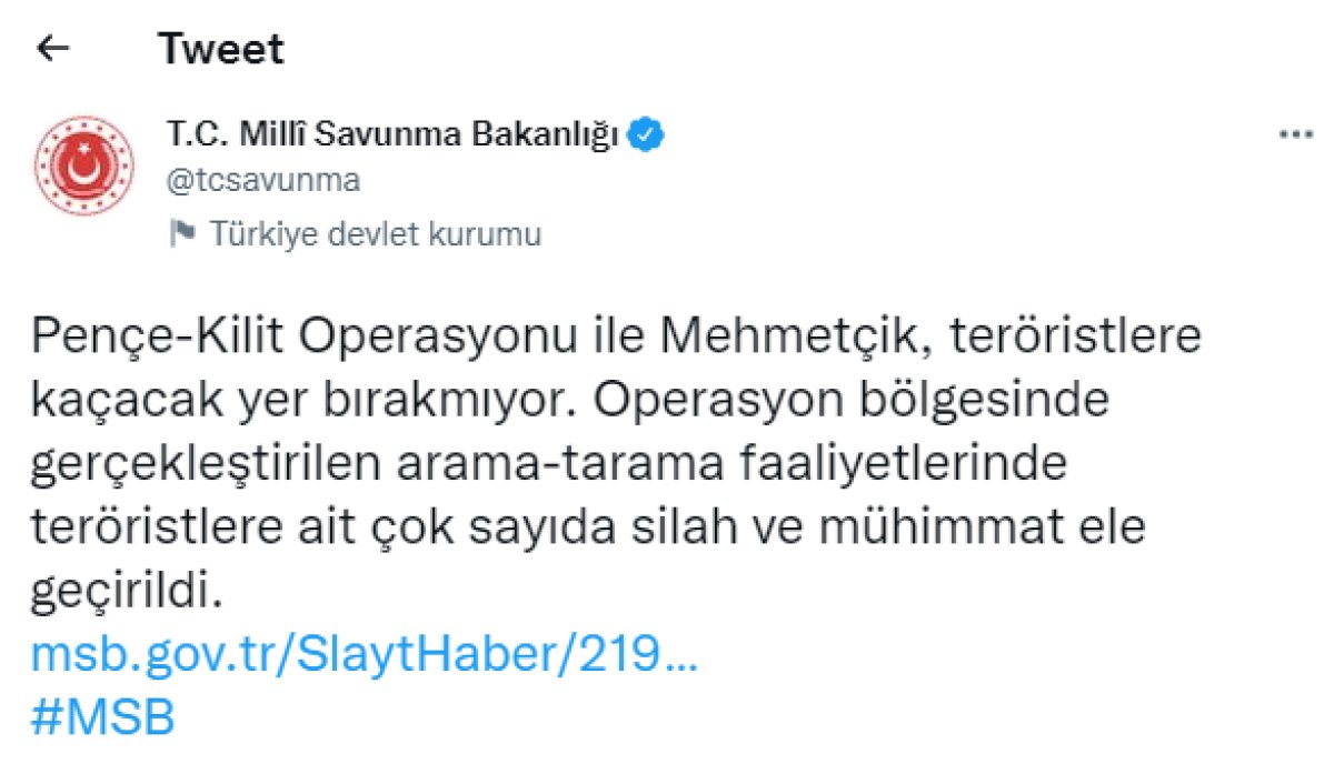 Irak'ın kuzeyinde PKK’ya ait mühimmat bulundu