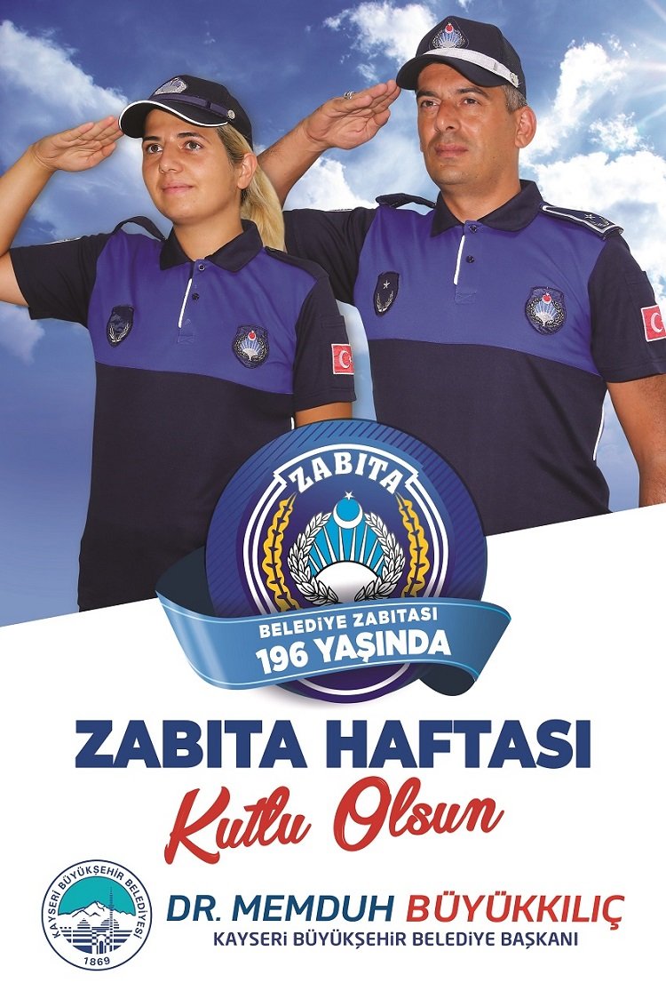 Memduh Büyükkılıç'tan Zabıta'ya kutlama mesajı