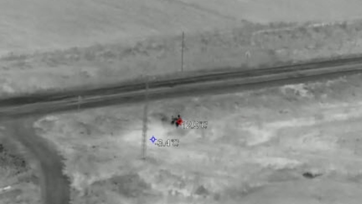 Menfeze EYP'li saldırıya gelen teröristler kamerada