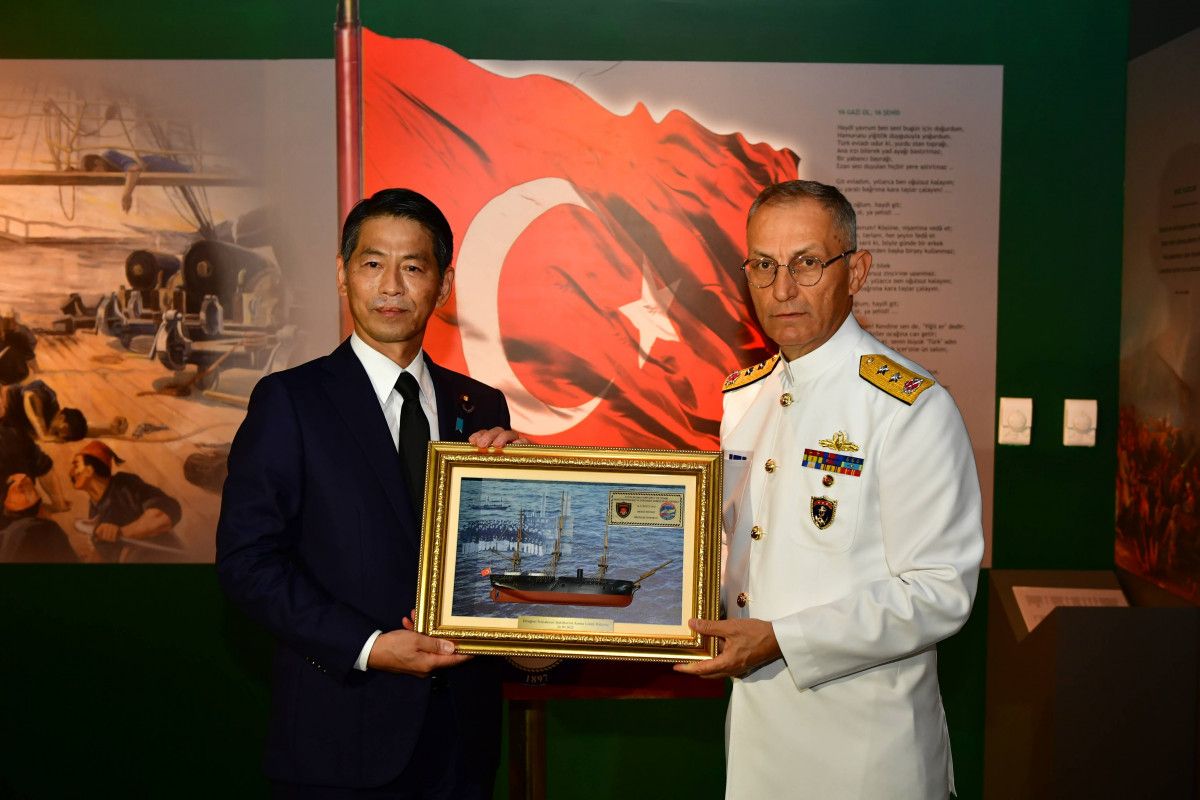 MSB'den Ertuğrul Fırkateyni şehitleri için tören