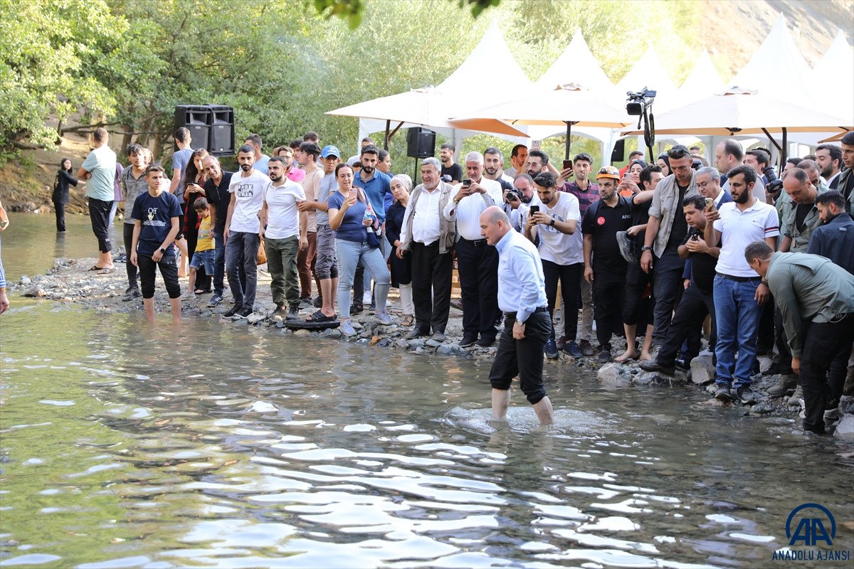 Süleyman Soylu, Diyarbakır Lice'de gençlerle buluştu
