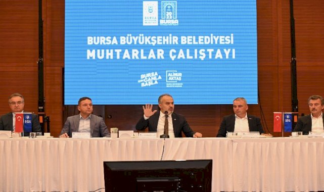 Başkan Aktaş, Muhtarlarla bir araya geldi