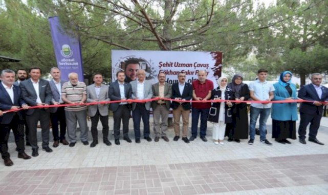 Bursa İnegöl'de şehit Gökhan Çakır Parkı'na resmi açılış