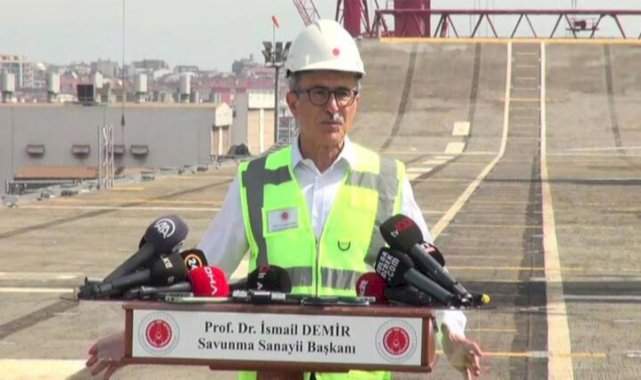 İsmail Demir: TCG Anadolu gemisinde geri sayım başladı