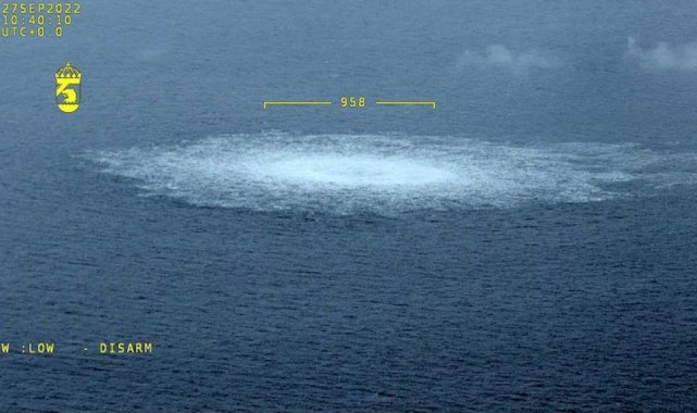 İsveç’te Toplamda iki boru hattında 4 sızıntı var