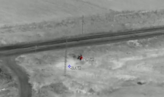 Menfeze EYP'li saldırıya gelen teröristler kamerada