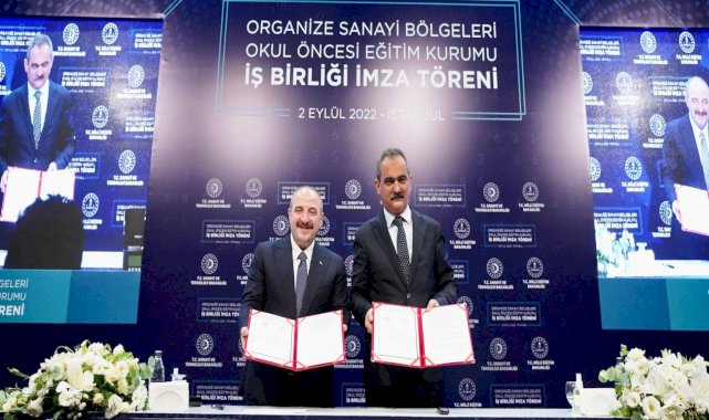 OSB’lerde Okul Öncesi Eğitim İçin İş Birliği Protokolü