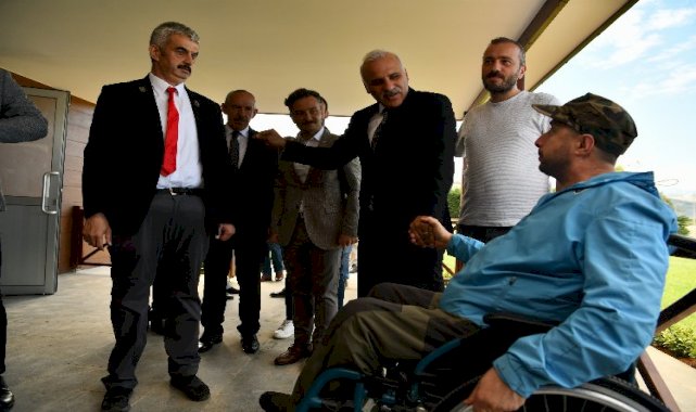 Trabzon'da şehit aileleri yeni yuvalarına kavuştu