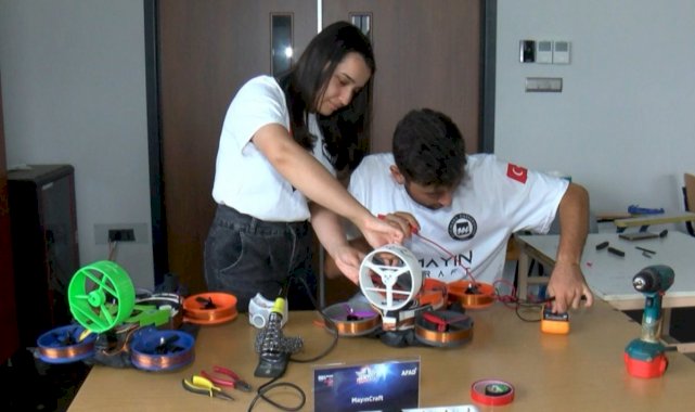 Üniversiteliler mayın tespit aracı geliştirdi