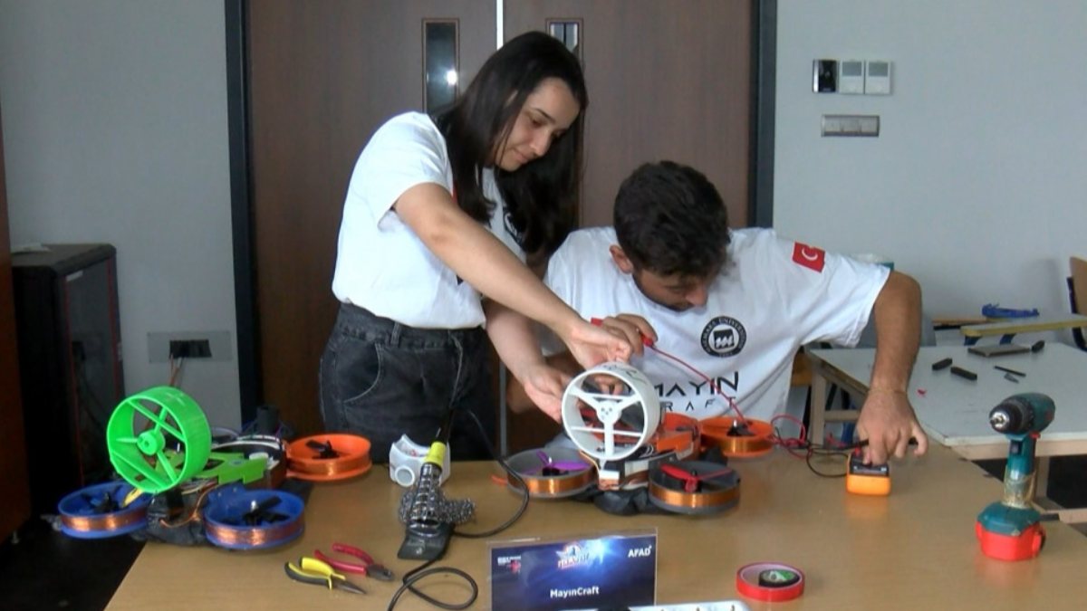 Üniversiteliler mayın tespit aracı geliştirdi