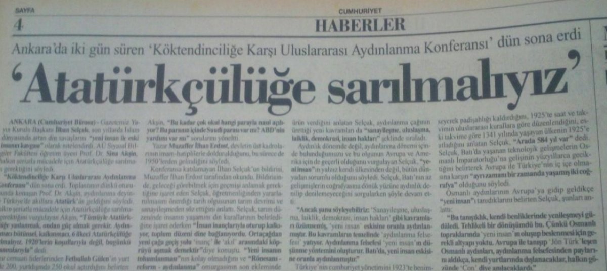 Vakanüvis, dindar kesime uygulanan zorbalıkları yazdı