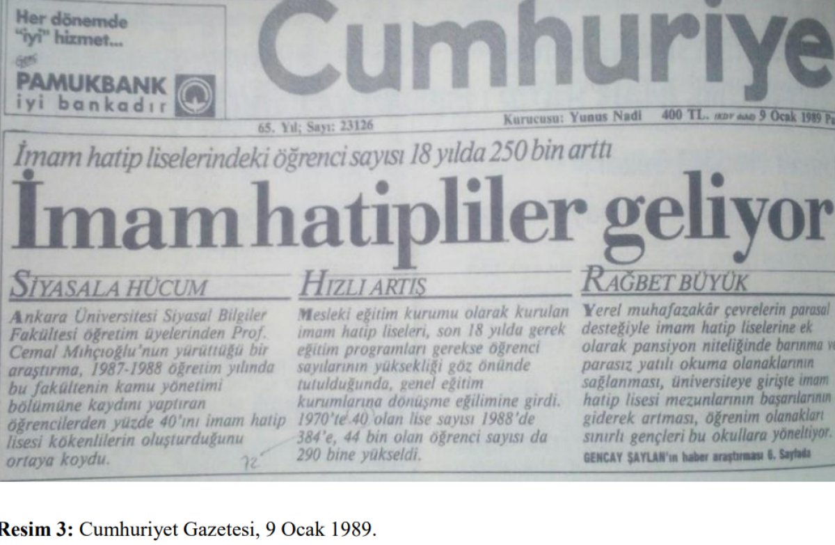 Vakanüvis, dindar kesime uygulanan zorbalıkları yazdı