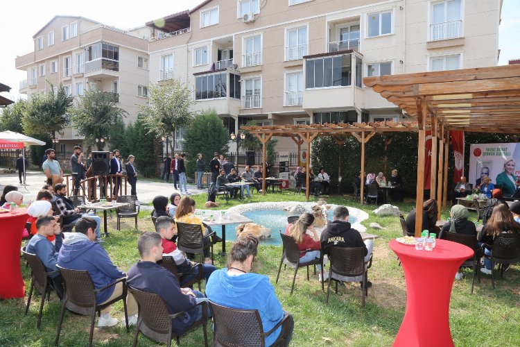 Bursa Gürsu'da gazeteciler kadınlarla birlikte armut topladılar