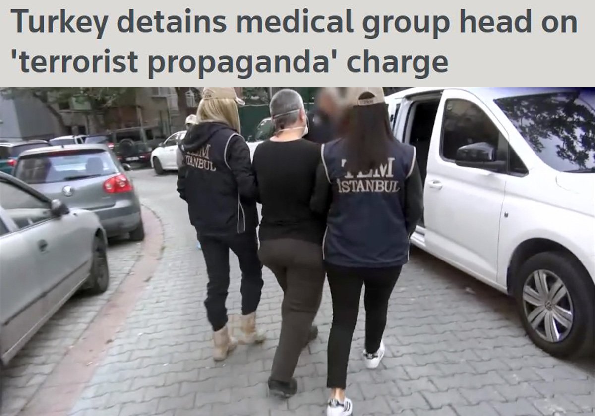 Dünya basınından Şebnem Korur Fincancı üzerinden Türkiye'ye algı oyunu