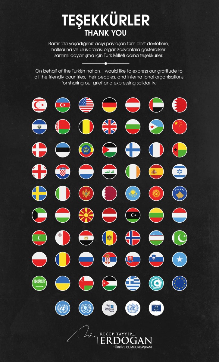 Dünya liderlerinden Türkiye'ye taziye mesajları