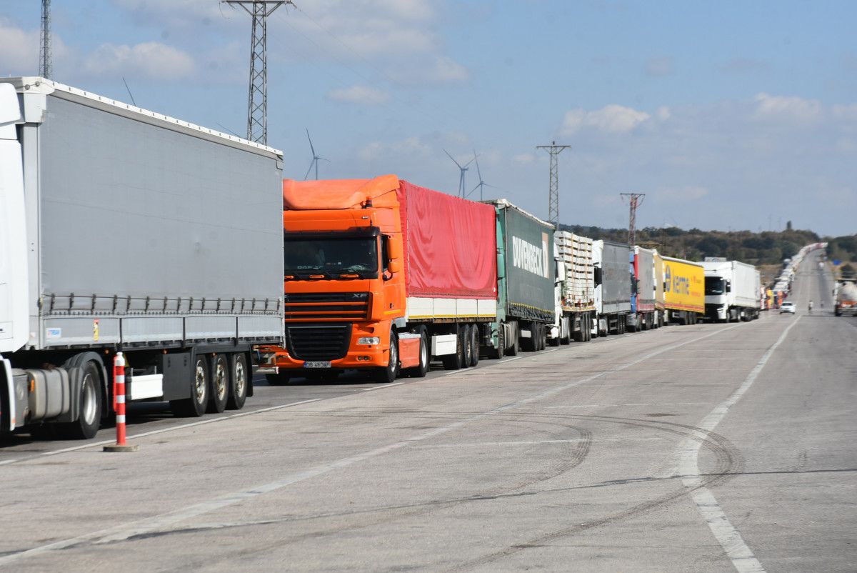 Edirne'de 5 günlük tır kuyruğu