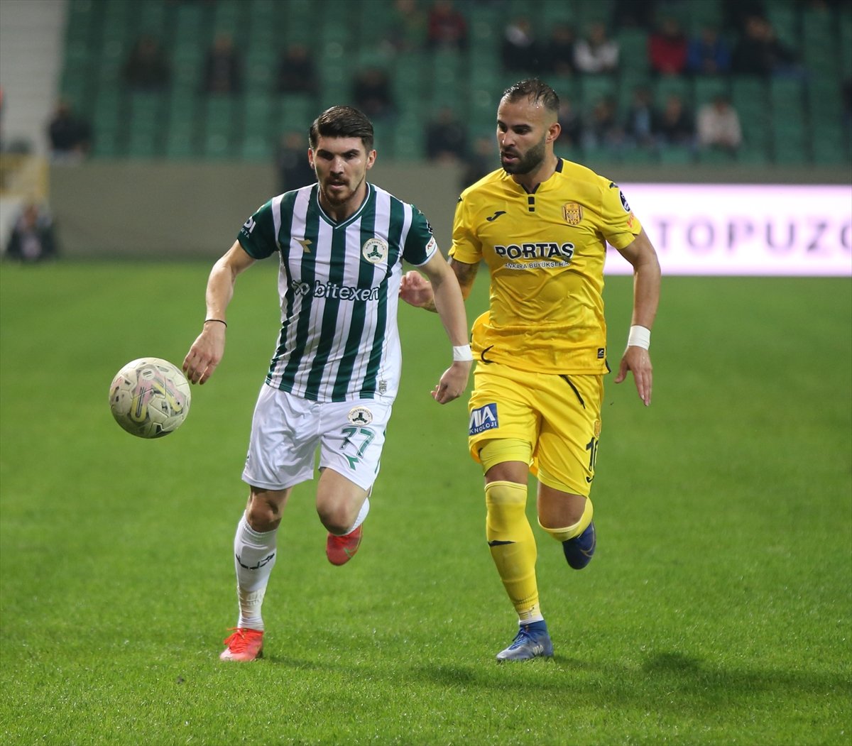 Giresunspor ile Ankaragücü berabere kaldı