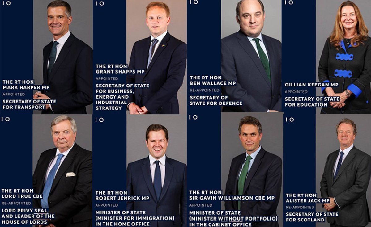 İngiltere'de yeni kabine belli oldu