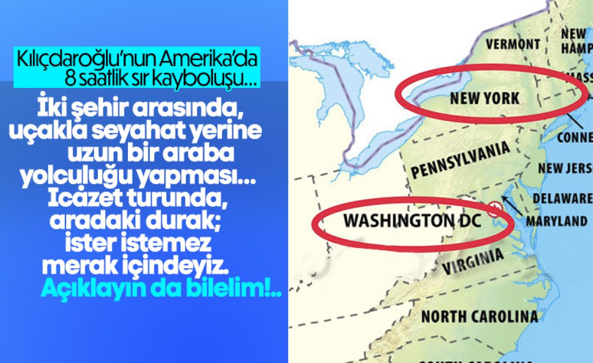 Kılıçdaroğlu Washington yolculuğunu anlattı
