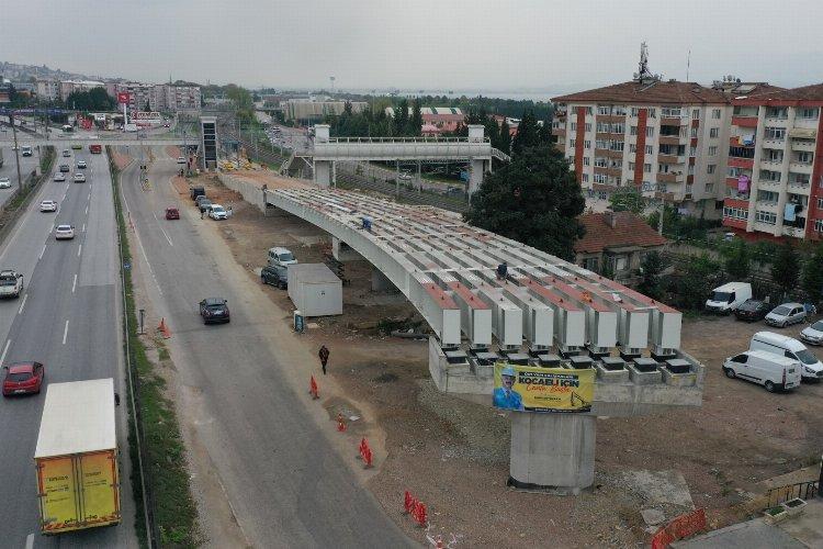 Kuruçeşme Tramvayı&#039;nda 72 kirişin montajı tamamlandı